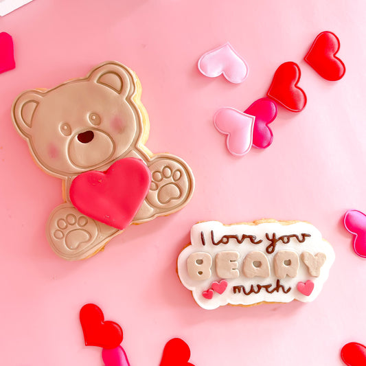‘I love you BEARY much’ Cookies