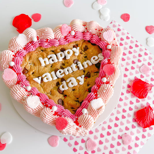 Valentines Day Cookie Cake